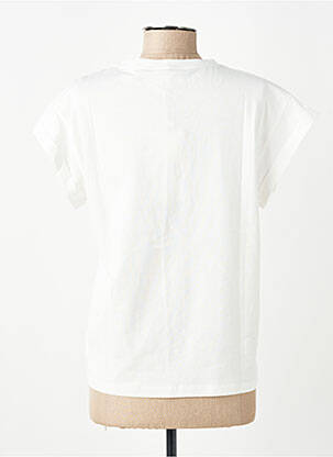 T-shirt coupe droite manches courtes blanc GRACE & MILA femme
