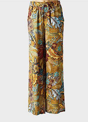 Pantalon droit taille élastique vert PAKO LITTO femme