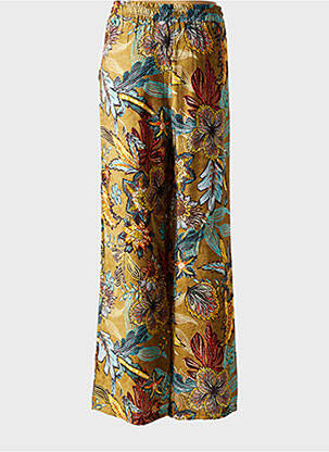 Pantalon droit taille élastique vert PAKO LITTO femme