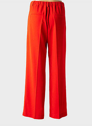 Pantalon droit taille élastique rouge PAKO LITTO femme