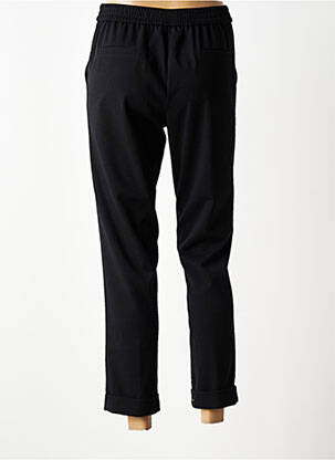 Pantalon 7/8 taille élastique noir QUATRE VINGT JOURS femme