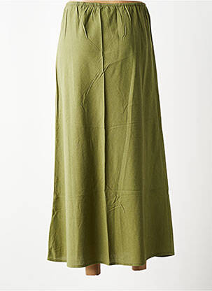 Jupe longue coupe évasée vert GRACE & MILA femme