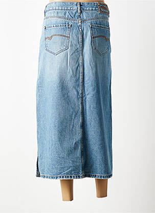 Jupe longue coupe droite bleu FREEMAN T.PORTER femme