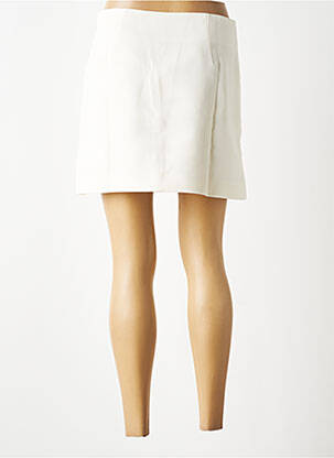 Jupe courte coupe évasée blanc GRACE & MILA femme