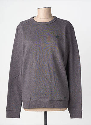 Sweat-shirt manches longues manches longues gris BILLYBELT femme