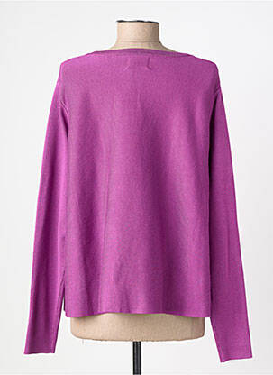 Pull coupe droite manches longues violet COMPAÑIA FANTASTICA femme