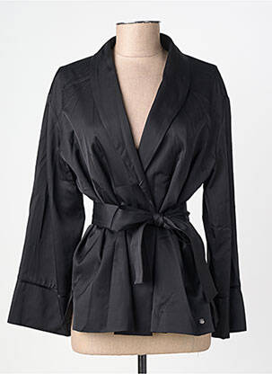 Veste casual coupe cintrée noir SURKANA femme