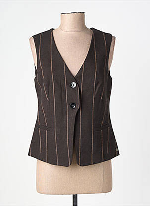 Gilet sans manche doublure marron SURKANA femme