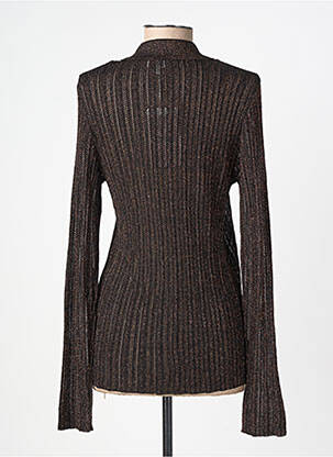 Gilet manches longues coupe cintrée noir SOAKED femme