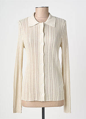 Gilet manches longues coupe cintrée or SOAKED femme