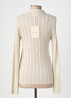 Gilet manches longues coupe cintrée or SOAKED femme