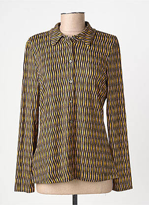Chemisier coupe cintrée manches longues noir SURKANA femme