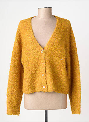 Gilet manches longues stretch jaune SURKANA femme