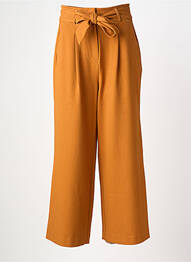 Pantalon large fermeture zippée sous rabat avec crochet taille normale orange KING LOUIE femme
