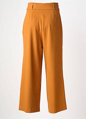Pantalon large fermeture zippée sous rabat avec crochet taille normale orange KING LOUIE femme