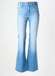 Jean coupe flare stretch taille normale bleu SALSA femme