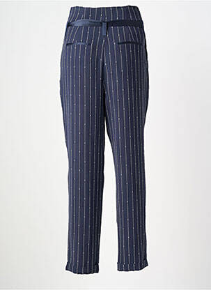 Pantalon droit stretch taille normale bleu SCOTCH & SODA femme