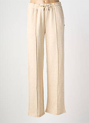 Pantalon large poches taille normale beige GARCIA femme