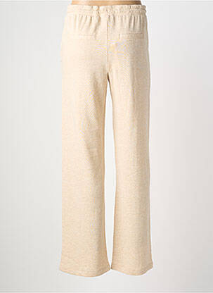 Pantalon large poches taille normale beige GARCIA femme