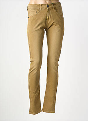 Pantalon slim stretch taille normale vert FREEMAN T.PORTER femme