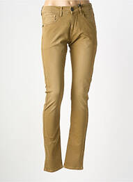 Pantalon slim stretch taille normale vert FREEMAN T.PORTER femme