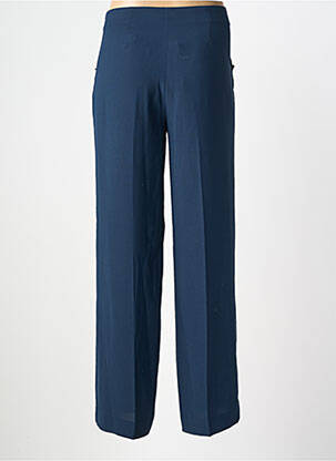 Pantalon droit tissage popeline bleu BEST MOUNTAIN femme