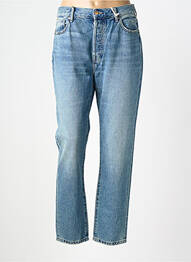 Jean coupe mom poches taille normale bleu NAGEV femme