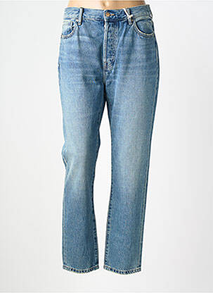 Jean coupe mom poches taille normale bleu NAGEV femme