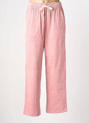 Pantalon large poches taille normale rose GRACE & MILA femme