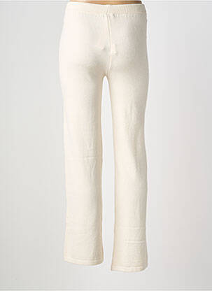 Pantalon droit taille élastique taille normale beige PLEASE femme