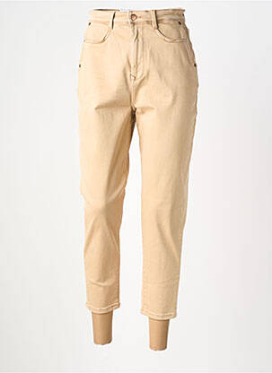 Pantalon 7/8 stretch taille normale marron SALSA femme