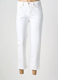 Jeans coupe droite stretch taille normale blanc SCOTCH & SODA femme