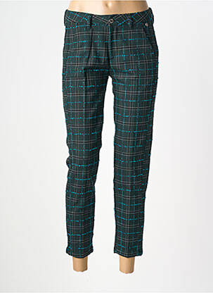 Pantalon 7/8 stretch taille normale vert FREEMAN T.PORTER femme