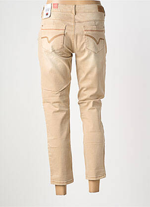 Pantalon 7/8 stretch taille normale beige TIMEZONE femme