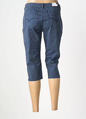 Pantacourt stretch taille normale bleu TIMEZONE femme