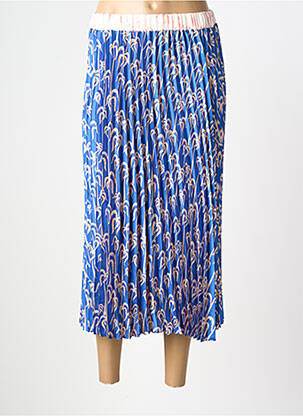 Jupe longue imprimé fantaisie bleu SCOTCH & SODA femme