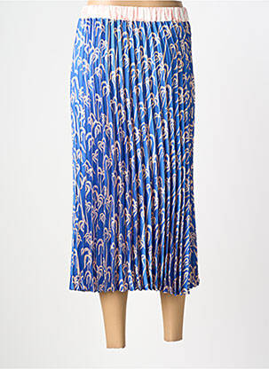 Jupe longue imprimé fantaisie bleu SCOTCH & SODA femme