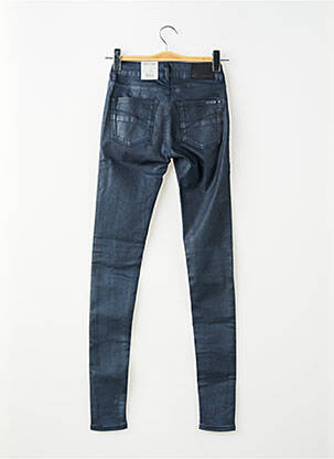 Pantalon slim tissage enduit taille normale bleu GARCIA femme