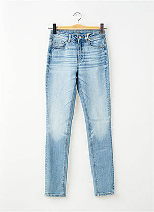 Jeans coupe slim stretch taille normale bleu NAGEV femme