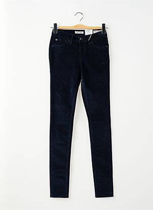 Pantalon slim stretch taille normale bleu GARCIA femme