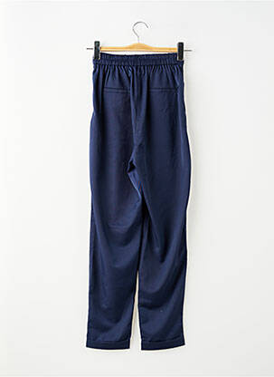 Pantalon large tissage popeline taille normale bleu TIFFOSI femme