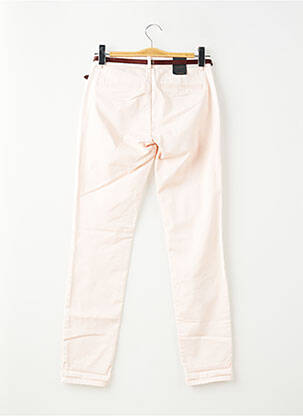 Pantalon chino tissage popeline taille normale rose SCOTCH & SODA femme