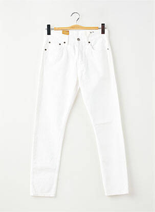 Jeans coupe slim taille normale taille normale blanc TEDDY SMITH femme