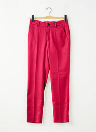 Pantalon droit stretch taille normale rose SCOTCH & SODA femme