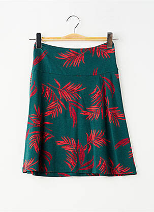 Jupe courte coupe droite vert KING LOUIE femme