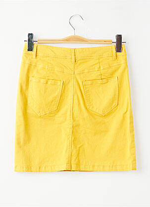 Jupe courte poches jaune BEST MOUNTAIN femme