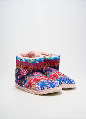 Chaussons/pantoufles bout rond talon plat jusqu'à 3cm violet DUB & DRINO femme