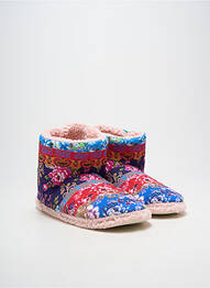 Chaussons/pantoufles bout rond talon plat jusqu'à 3cm violet DUB & DRINO femme