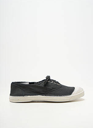 Baskets bout rond talon plat jusqu'à 3cm gris BENSIMON femme