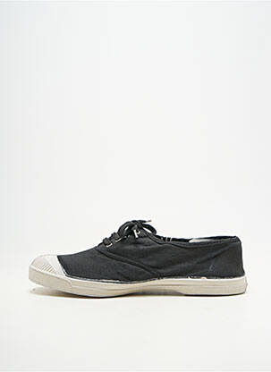 Baskets bout rond talon plat jusqu'à 3cm gris BENSIMON femme